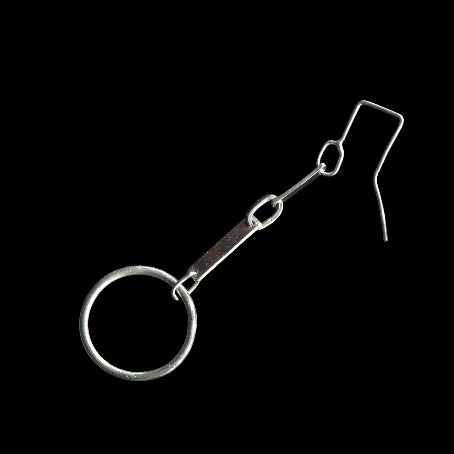 Hand-pierced 925 sterling silver dangle earring artisan jewelry | KILLA