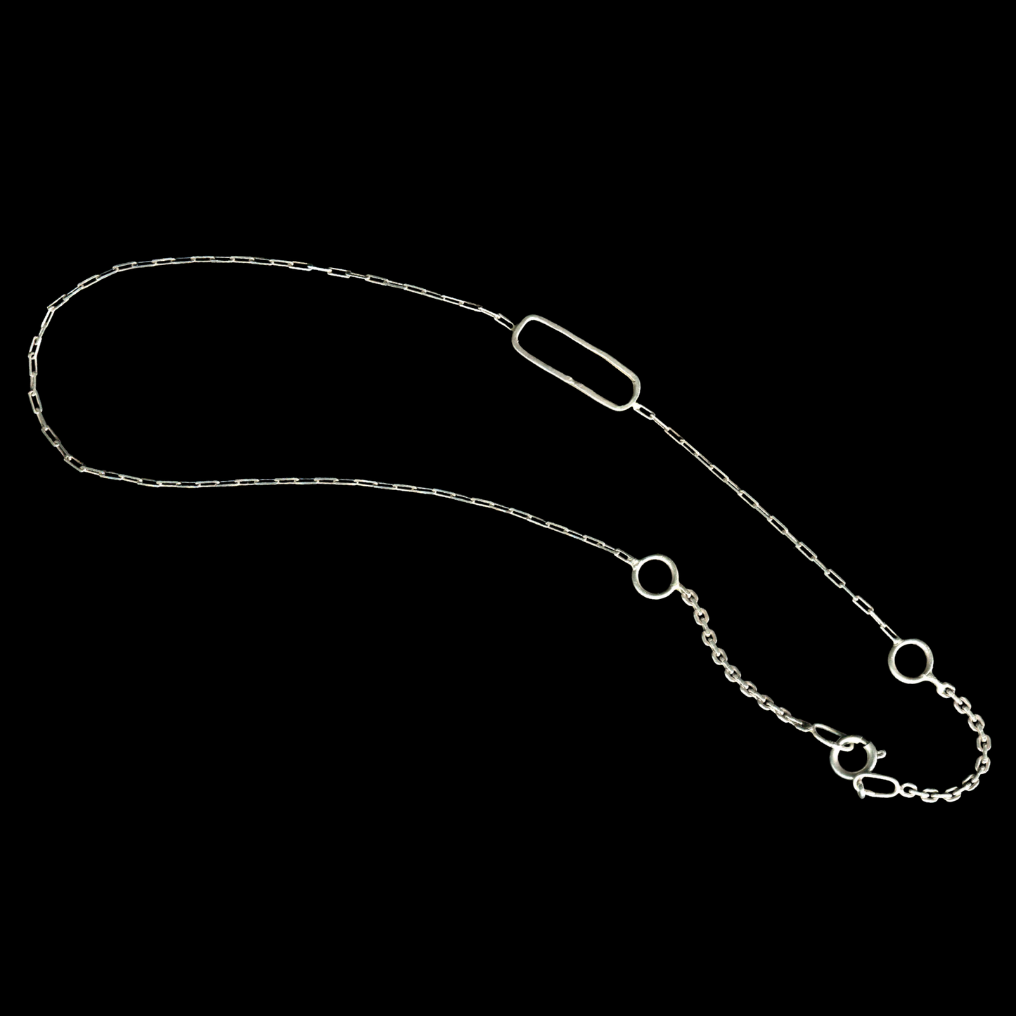 Delicate 925 sterling silver chain necklace handcrafted in Argentina | KILLA