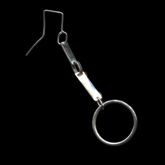 Hand-pierced 925 sterling silver dangle earring artisan jewelry | KILLA
