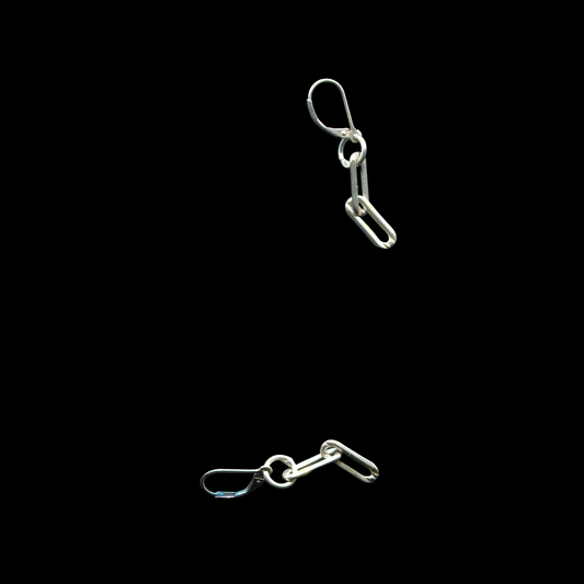 925 sterling silver chain drop earrings handcrafted by artisans | KILLA