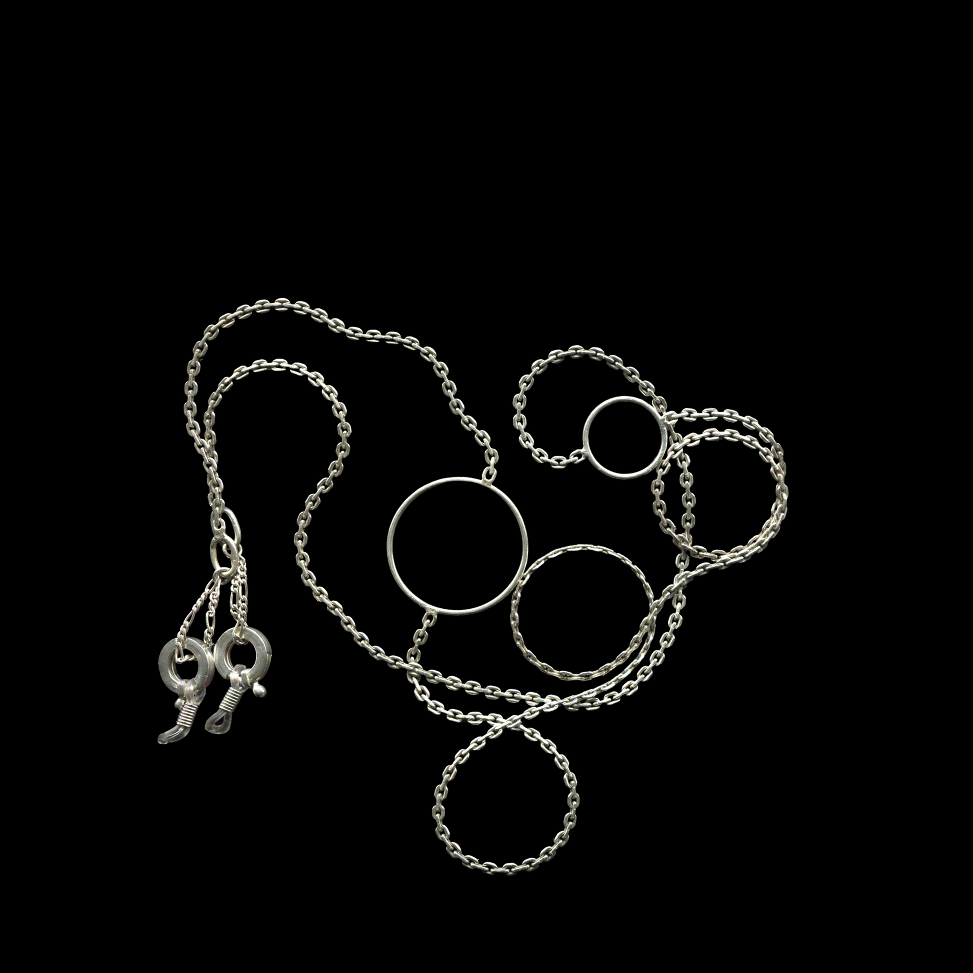 925 sterling silver eyeglass holder chain necklace artisan made | KILLA