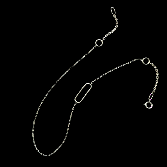 Delicate 925 sterling silver chain necklace handcrafted in Argentina | KILLA