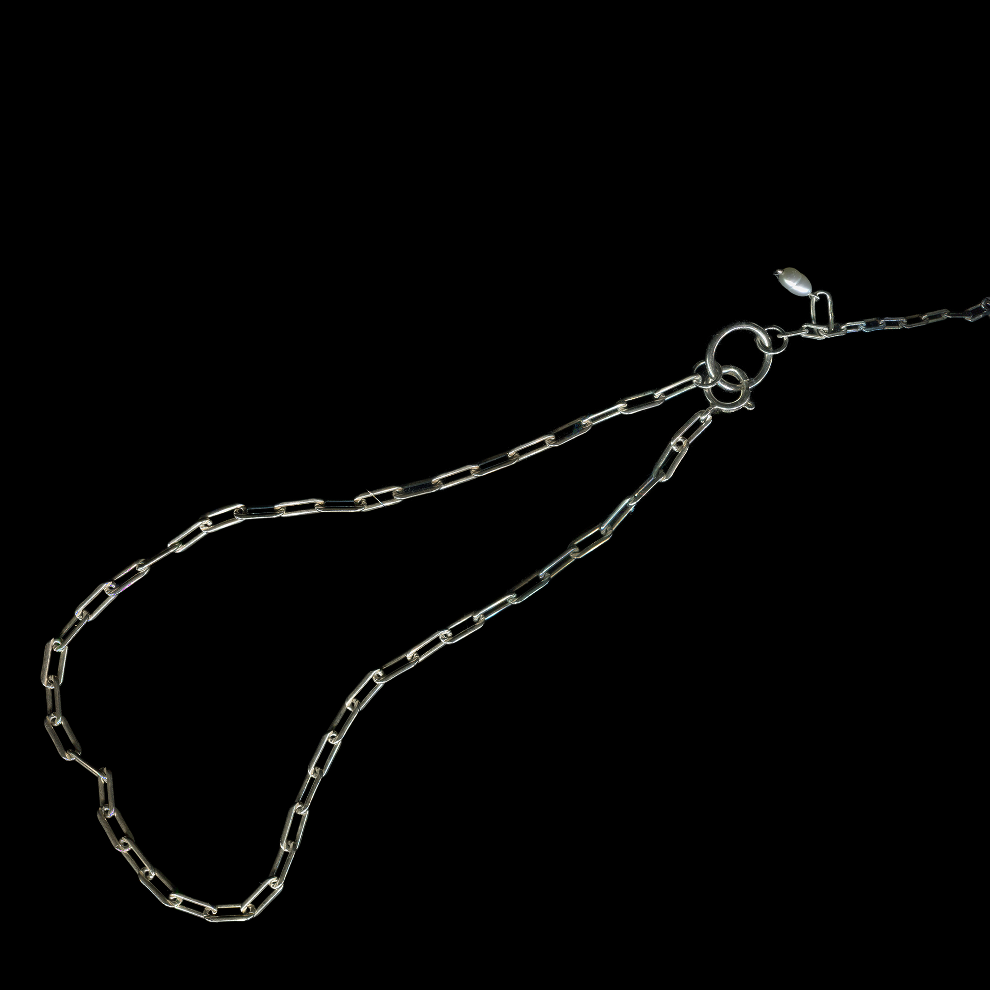 925 sterling silver Y-chain necklace with cultured pearls artisan jewelry | KILLA
