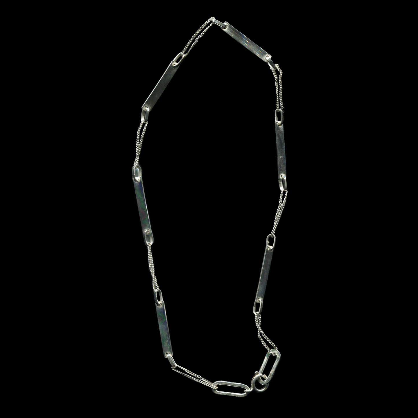 925 sterling silver chunky chain necklace handcrafted by artisans | KILLA