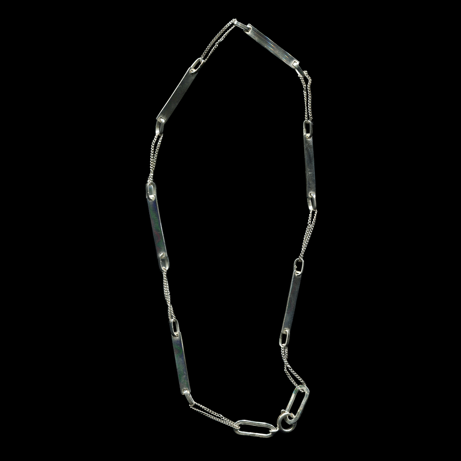 925 sterling silver chunky chain necklace handcrafted by artisans | KILLA