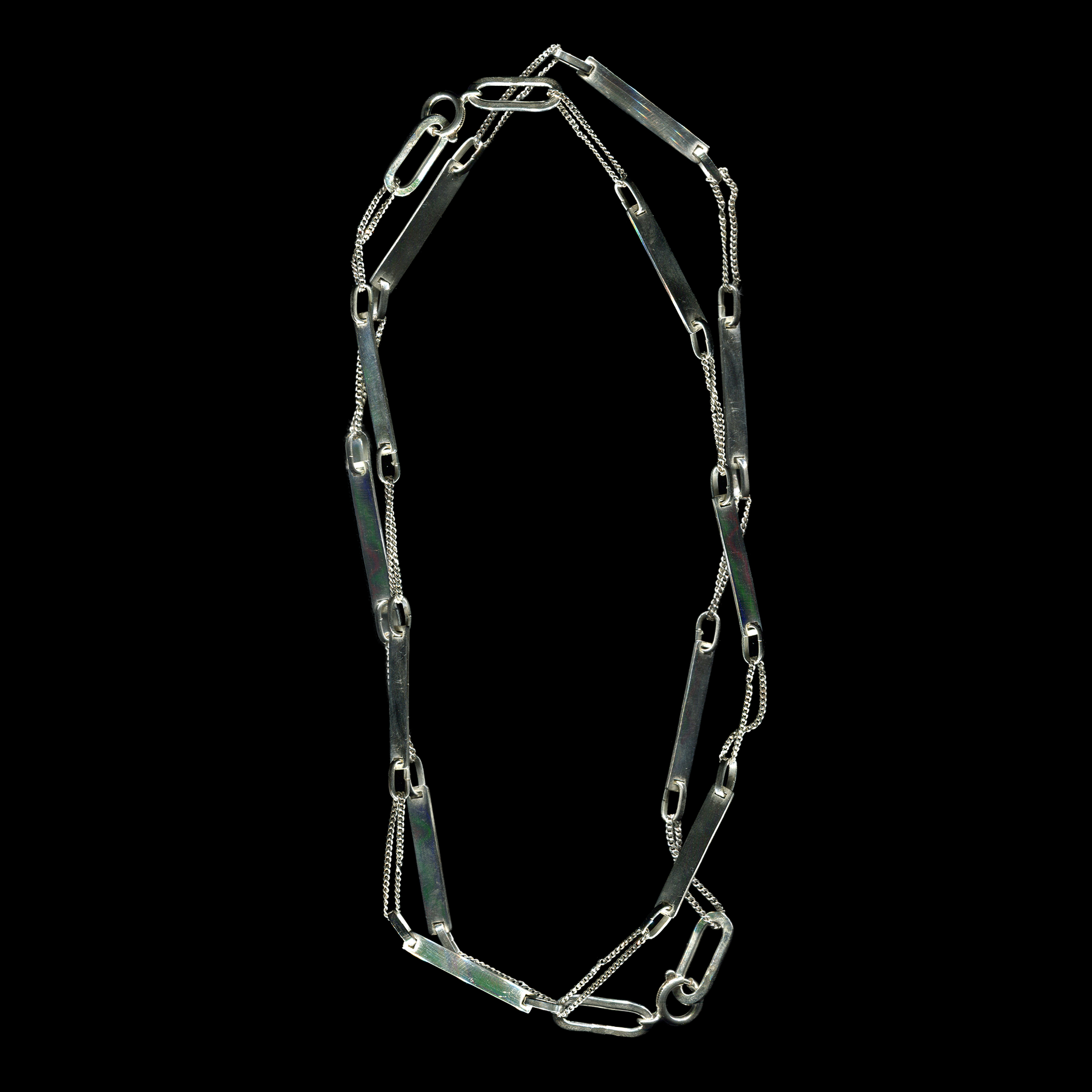 925 sterling silver chunky chain necklace handcrafted by artisans | KILLA